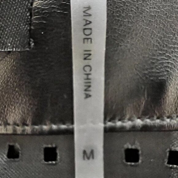 Dolce Cabo Fenestrated Black Leather Jacket Size Medium EUC - Picture 6 of 9